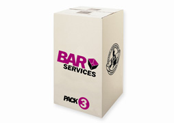 Picture of various types of packing boxes