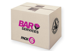 Picture of various types of packing boxes